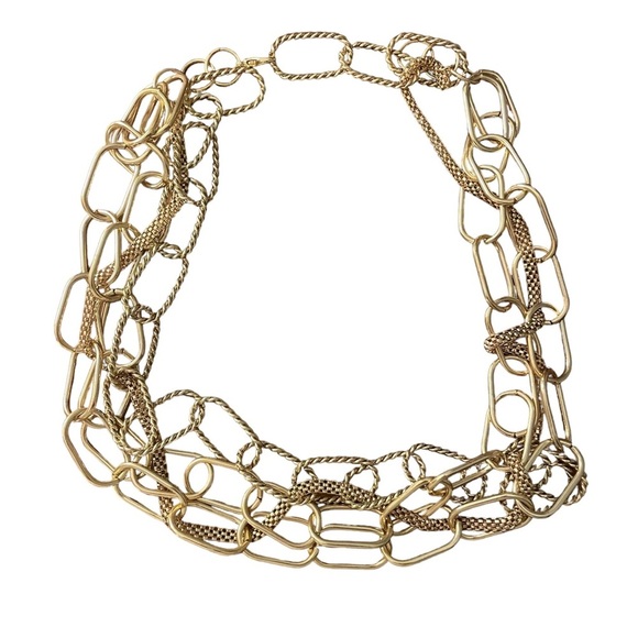 Source Unknown Jewelry - GOLD-TONED Metal Statement Necklace